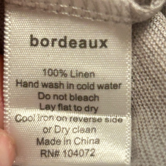 Bordeaux from Anthropologie metallic silver short sleeve swing tee US size S - Picture 8 of 9